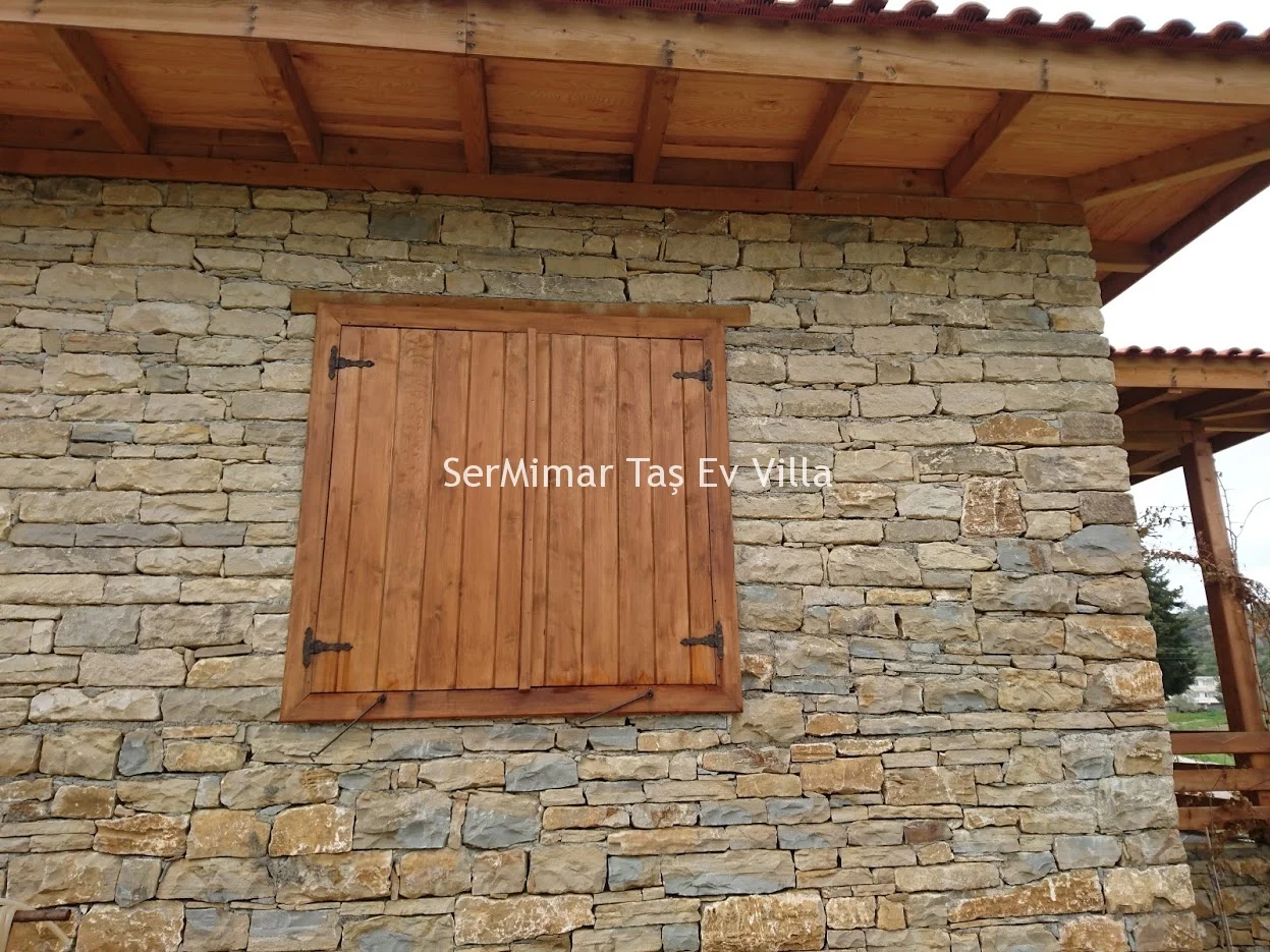 Tek Katli Rustik Taş Evler